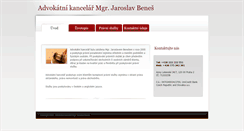 Desktop Screenshot of akbenes.cz